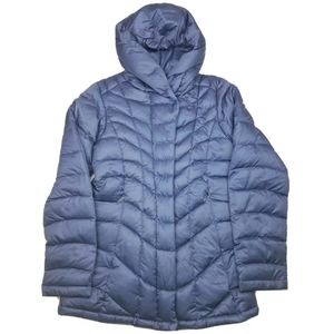 Patagonia Womens goose down hooded puff coat xs